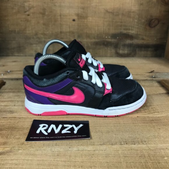 Nike Other - Nike Mogan Low Black Pink Lace Up Sneakers